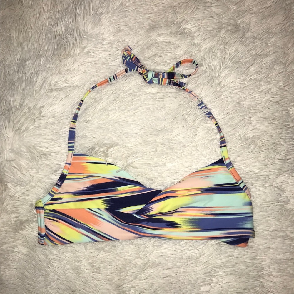 ROXY IKAT WRAP BIKINI TOP